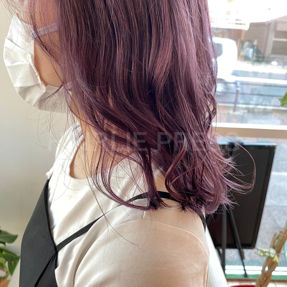 カシスピンクは色落ち後までかわいい 経過をブリーチなし あり別に紹介 Hairlie Press ヘアリープレス